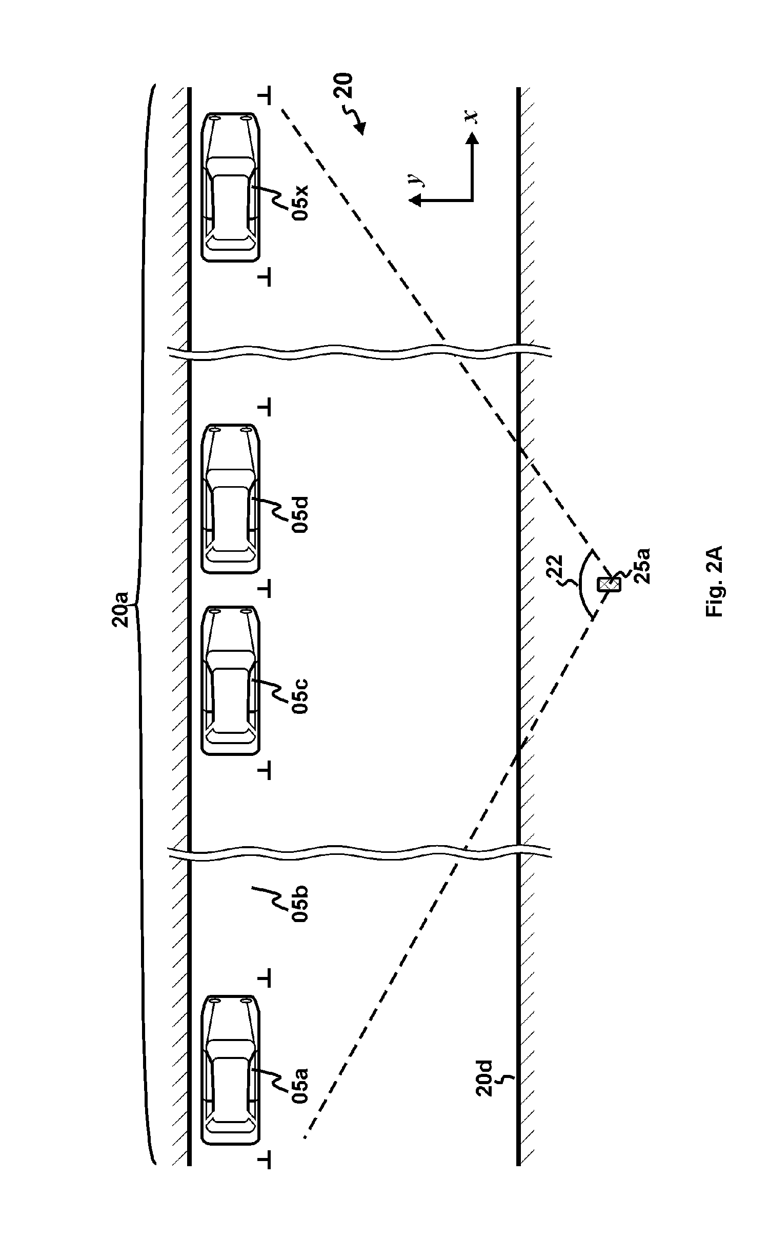 Large-area parking-monitoring system