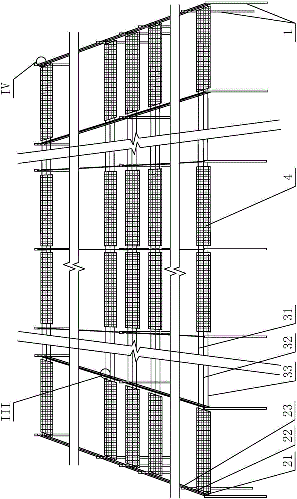 Prefabricated erect column pile anti-settlement chuck and solar photovoltaic flexible support system