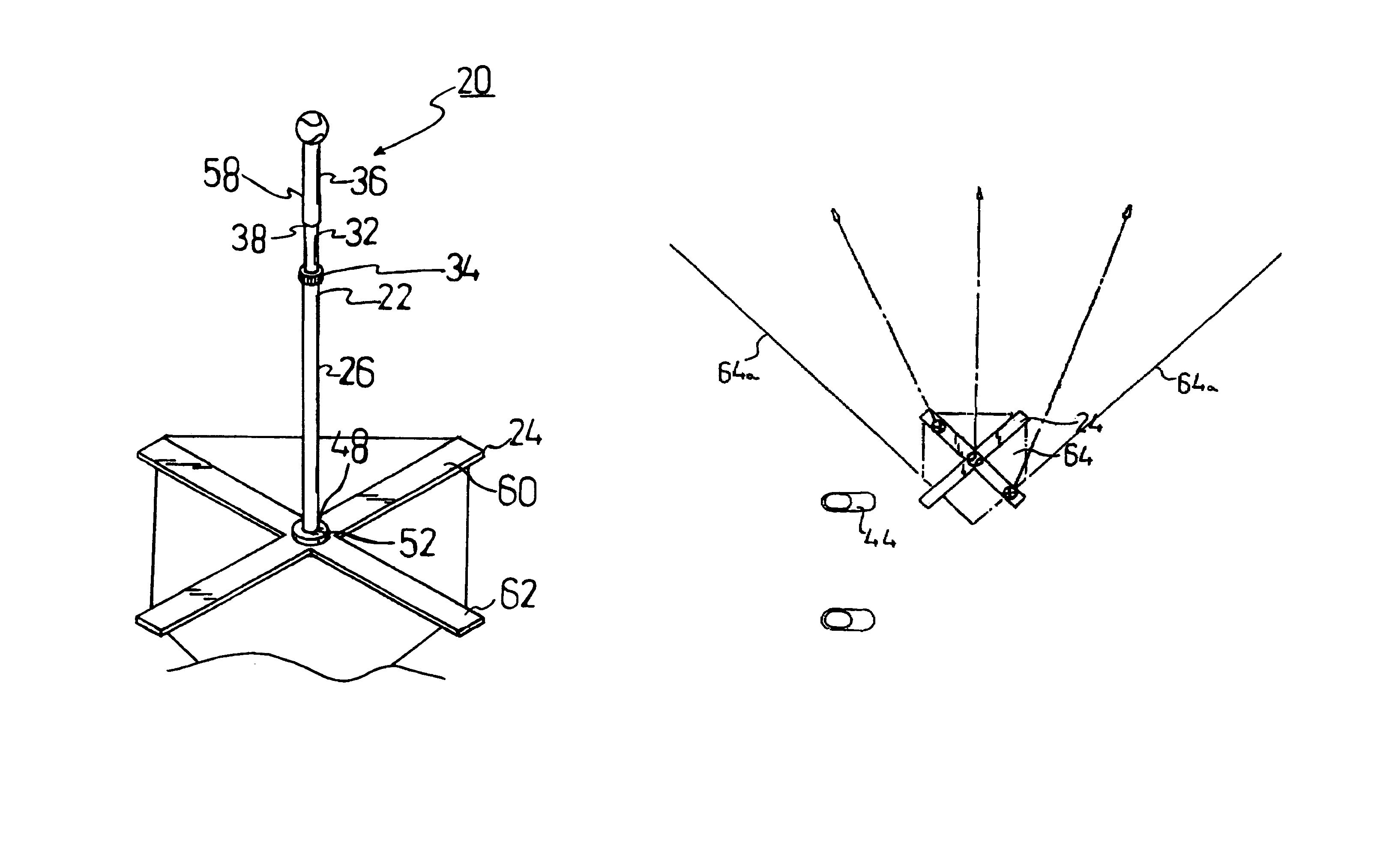 Method and apparatus for teaching a user how to hit a ball with a bat