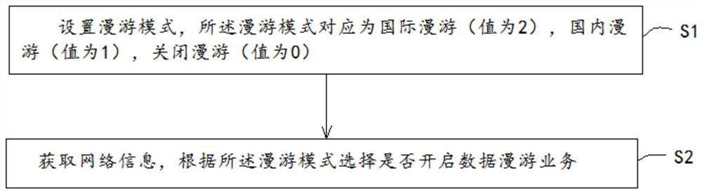 Data roaming processing method and system