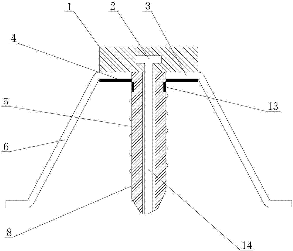 Pan head cross self-drilling screw and processing process thereof