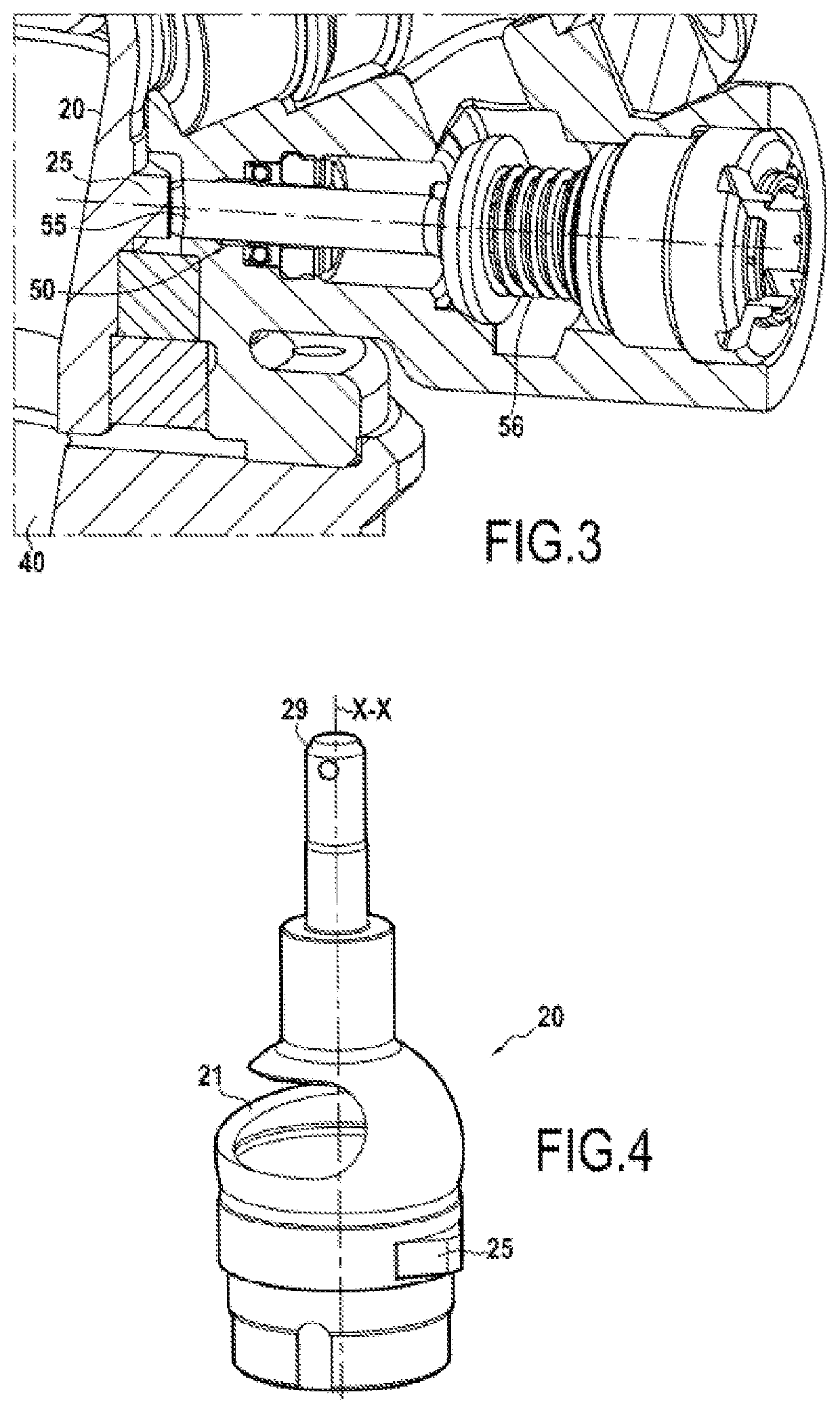 Regulating valve with integrated purge function