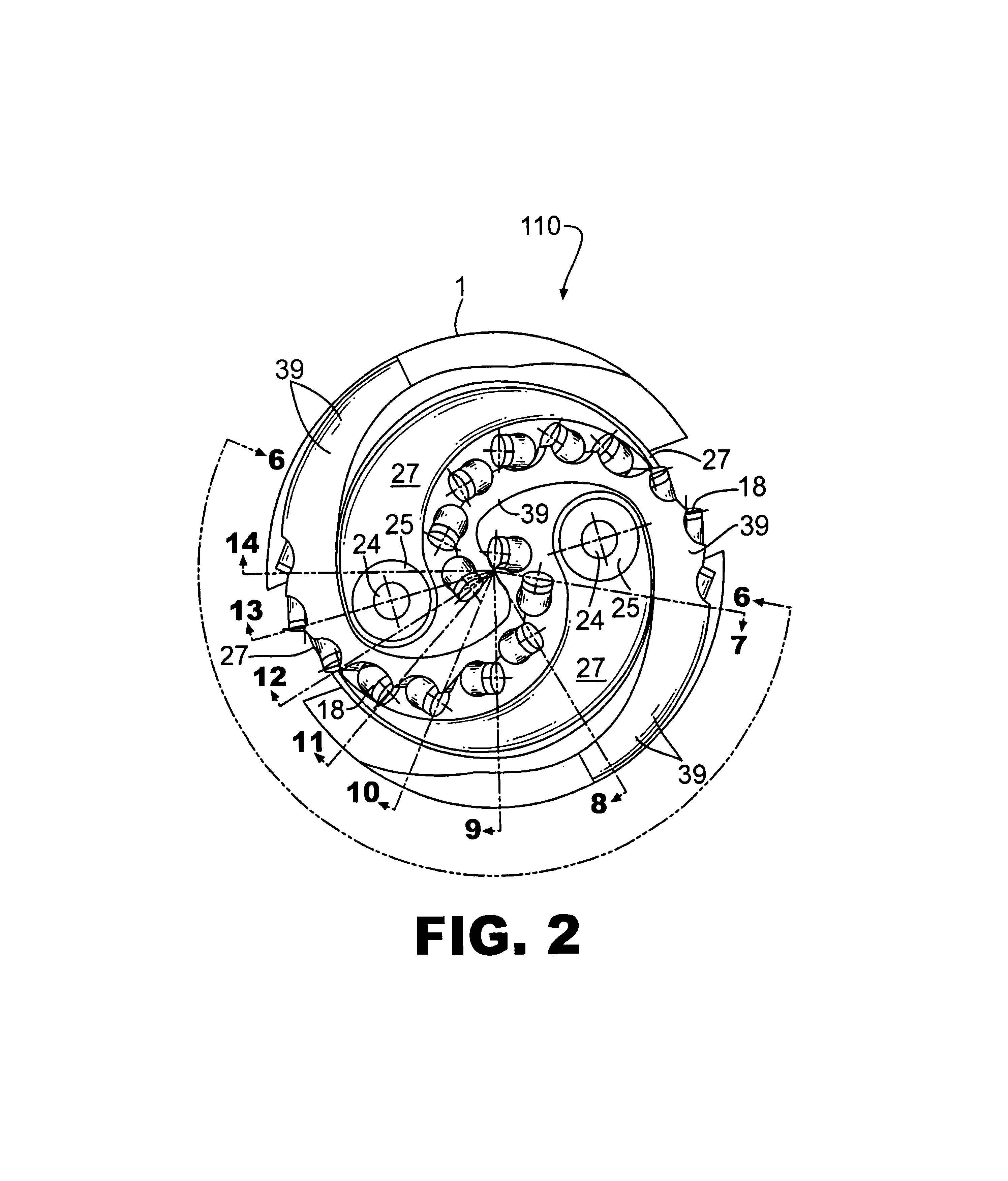 Stabilizing system and methods for a drill bit