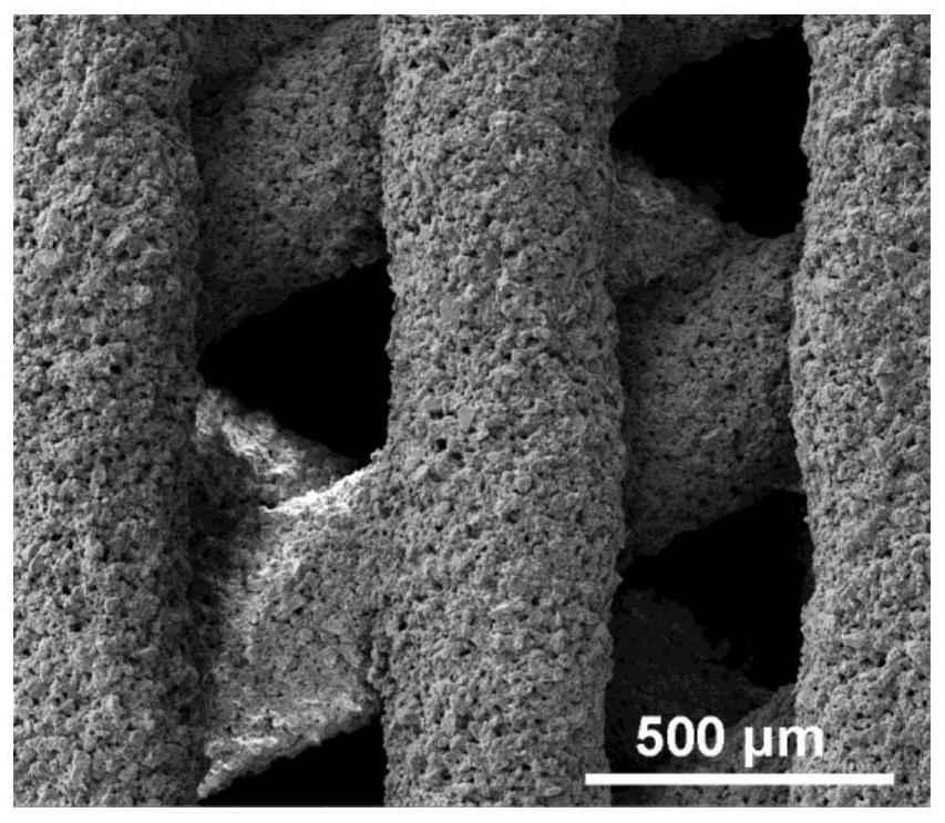 A kind of mesoporous bioactive glass/metal organic framework scaffold material and its preparation method