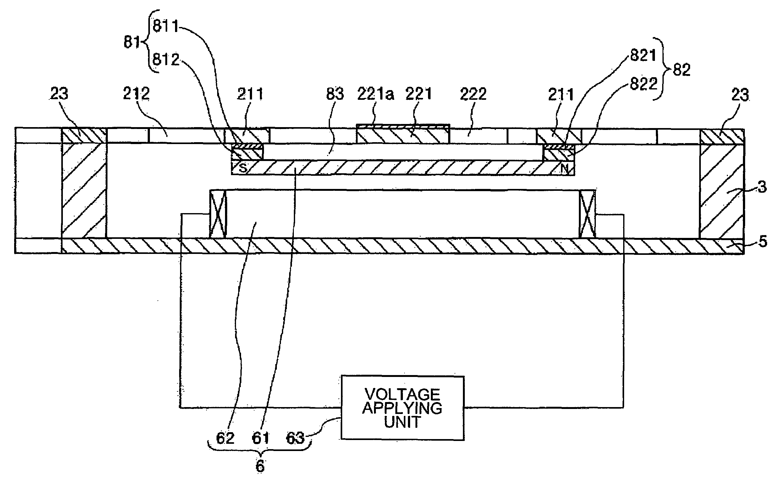 Actuator, optical scanner and image forming apparatus