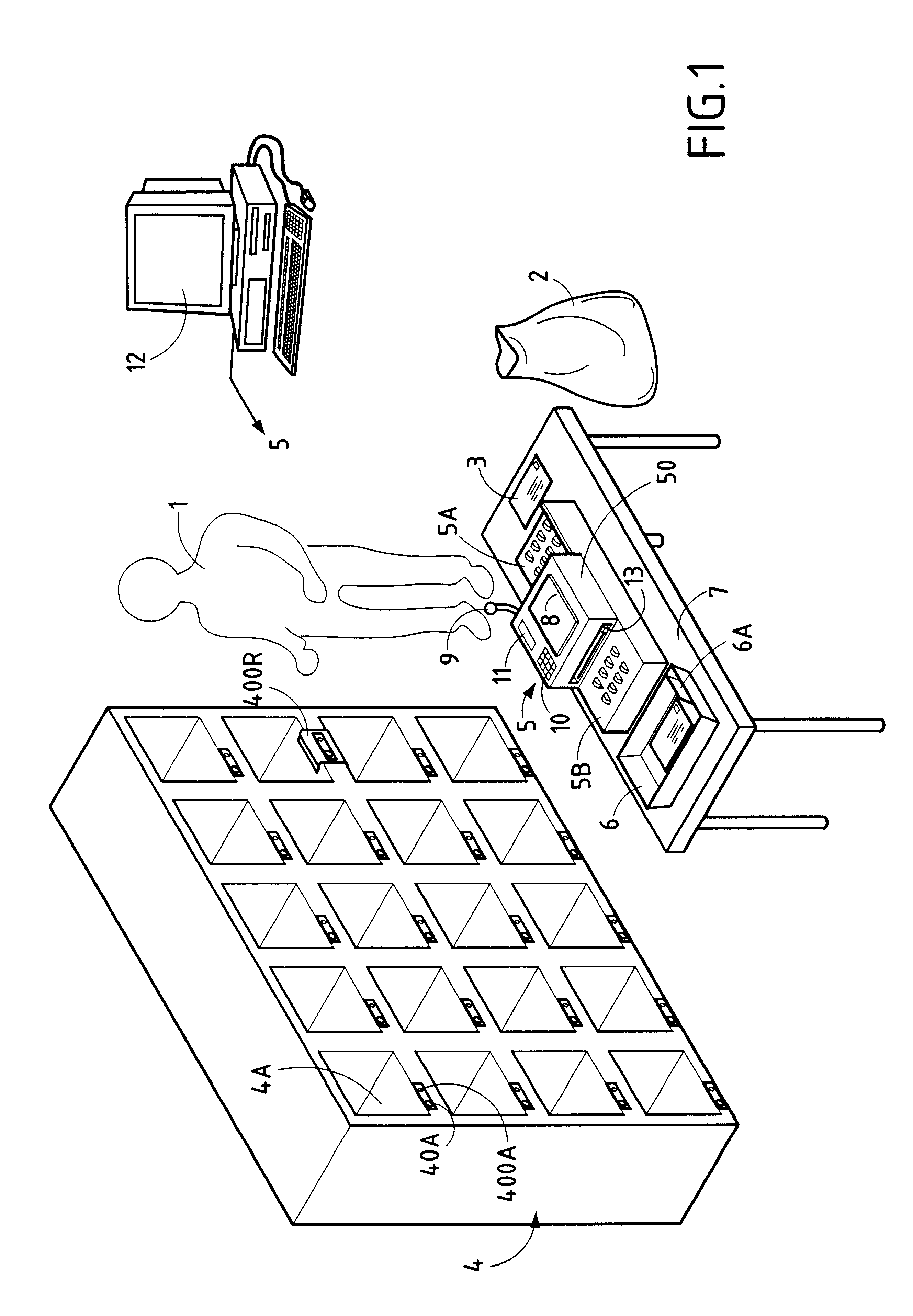 Apparatus for assisting manual sorting of mail articles