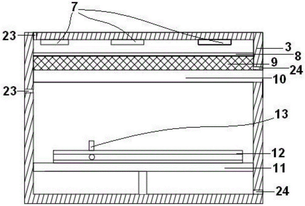 Detection apparatus and detection method for toluene leakage in laboratory