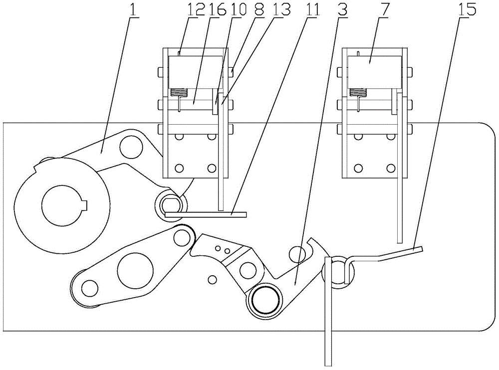 Operating mechanism manual button device and operating method thereof