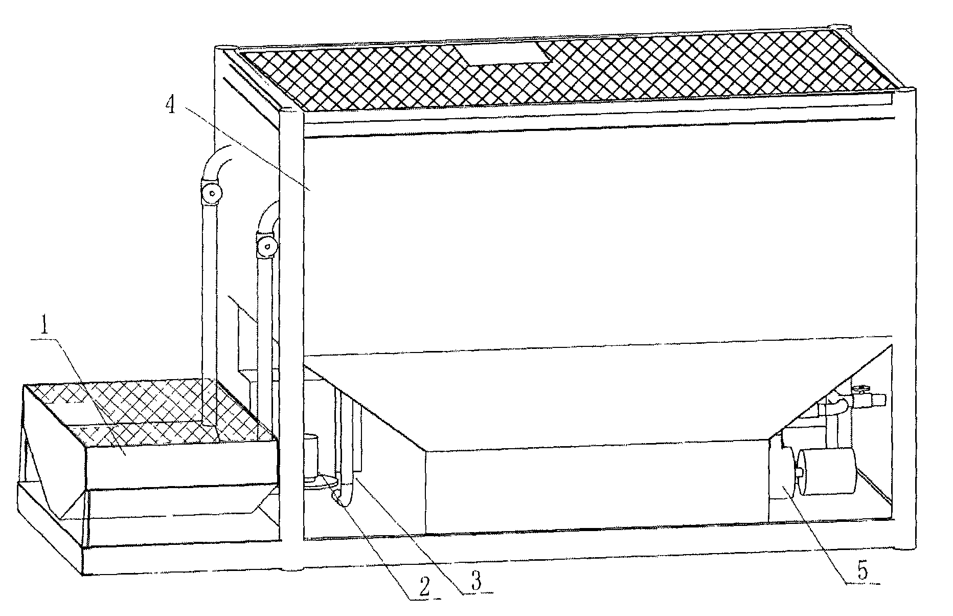 Ballast liquid preparation and delivery pry block