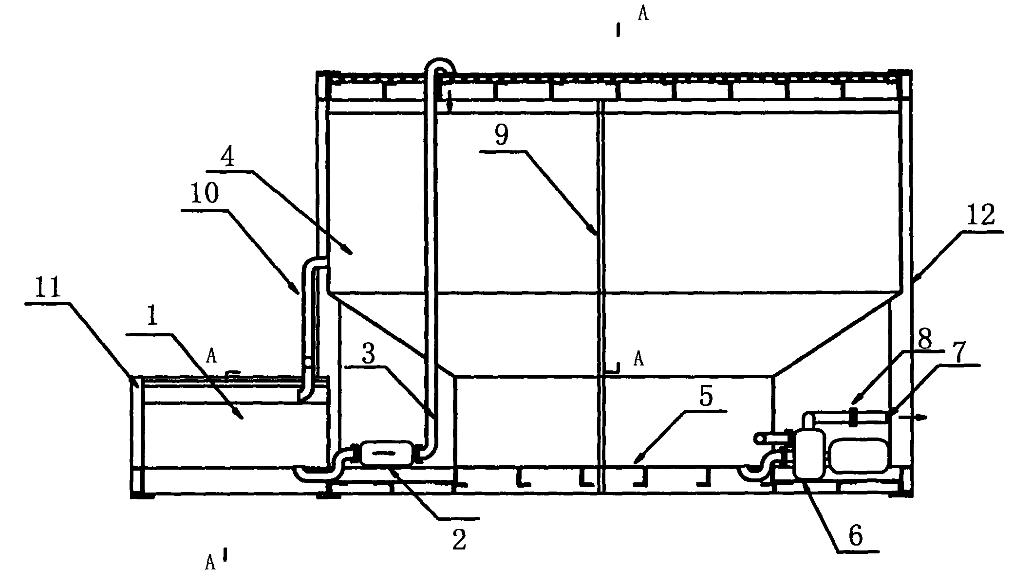 Ballast liquid preparation and delivery pry block