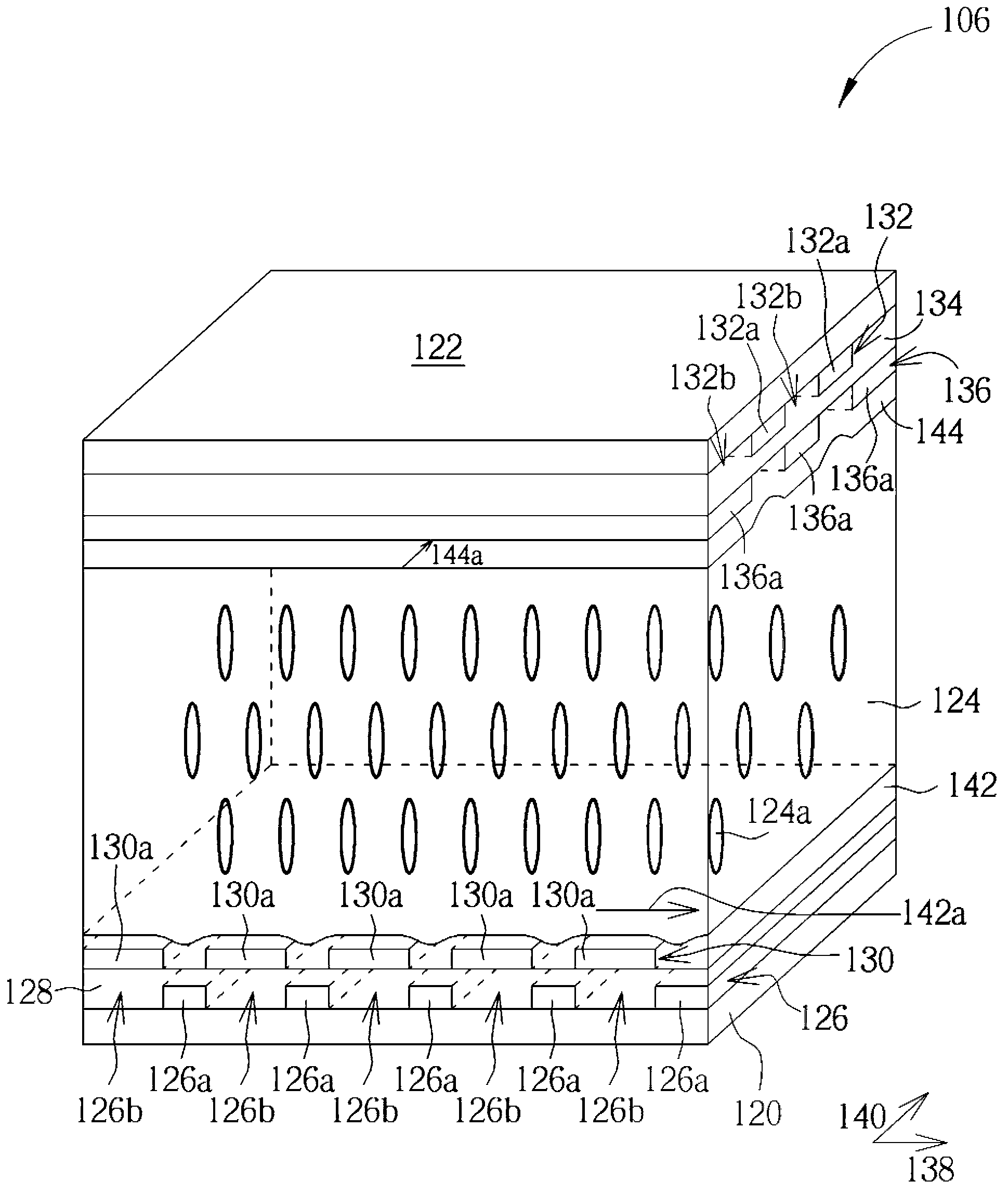 A three-dimensional display device capable of displaying two-dimensional and three-dimensional frames