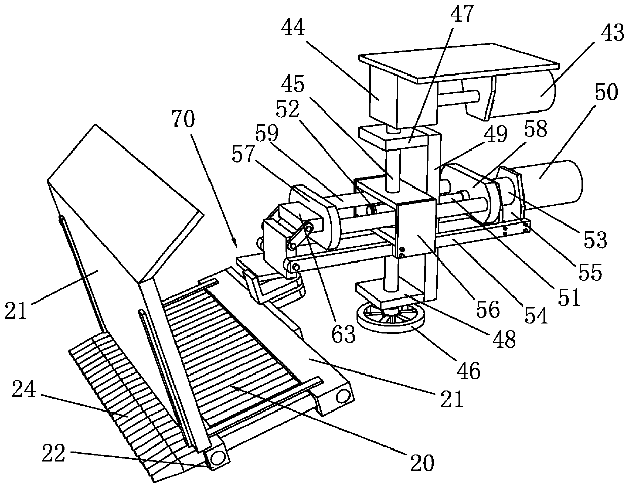 A kind of linear flame welding machine and its welding method