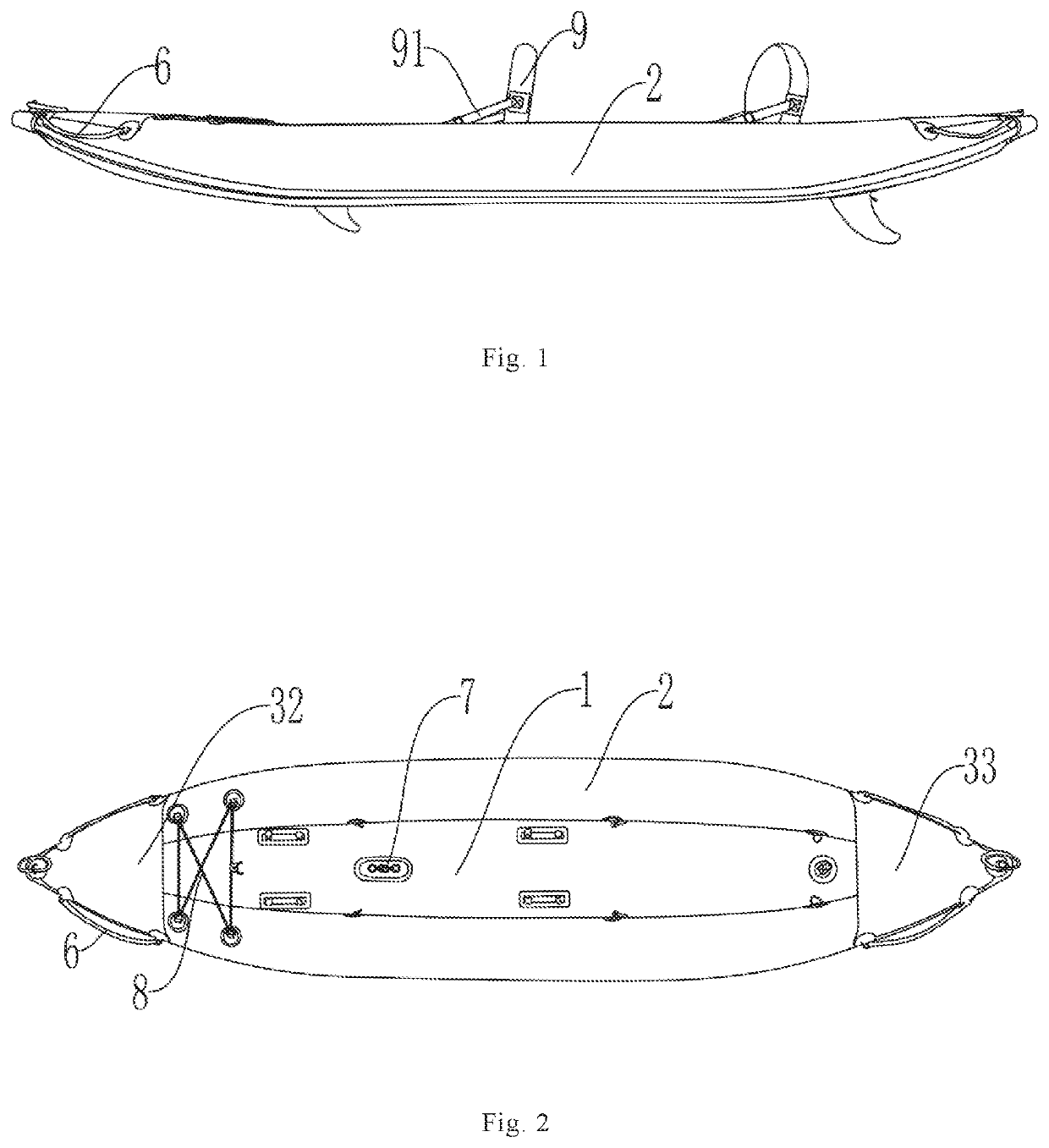 Inflatable kayak