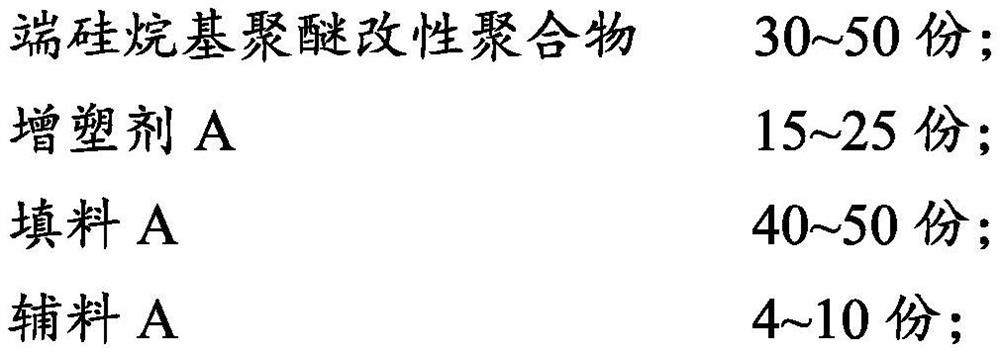 A kind of two-component terminal silyl group polyether modified sealant and its preparation method