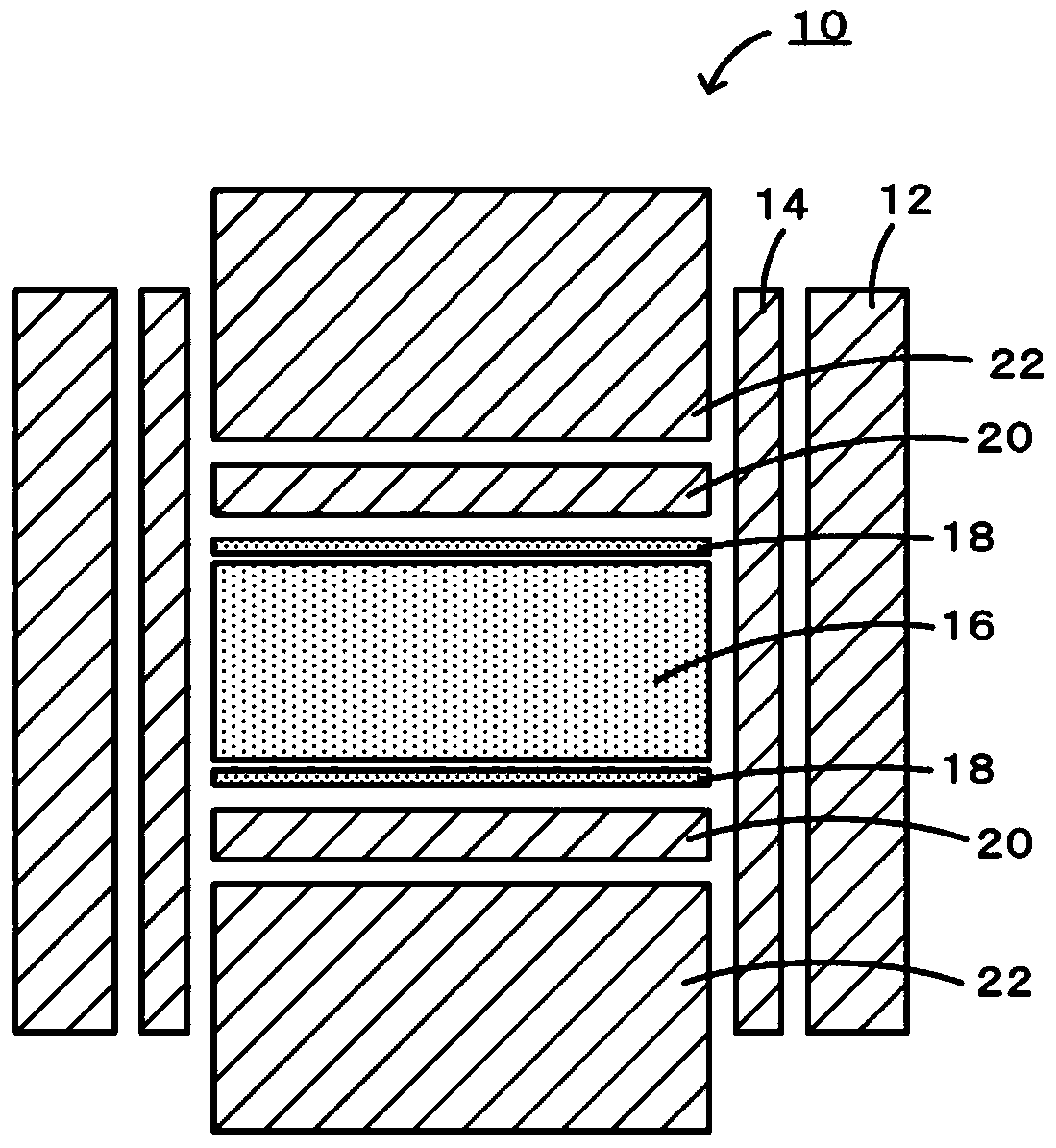 Production method for aligned ceramic sintered body, and flat sheet