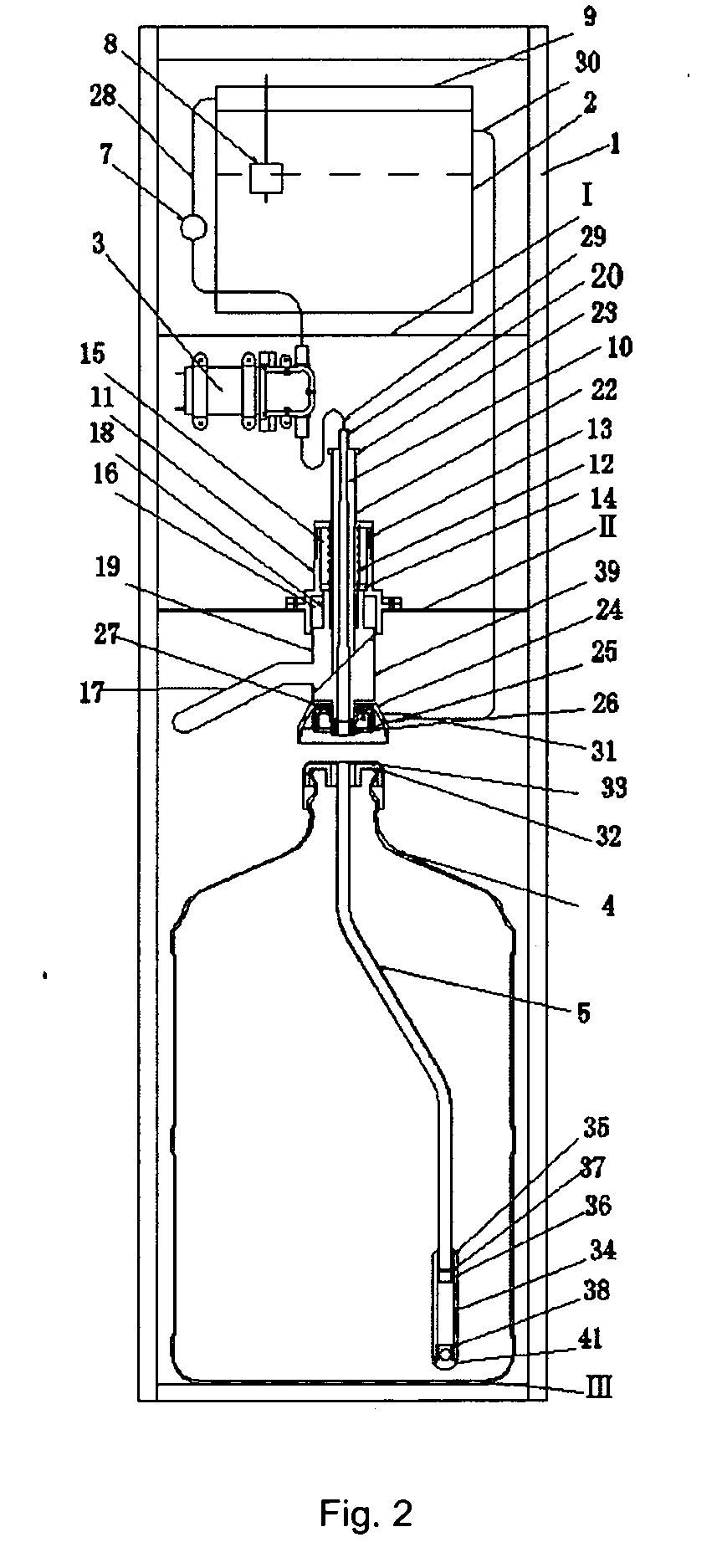 Manual Water Bottle Connection System for Bottom Load Water Coolers