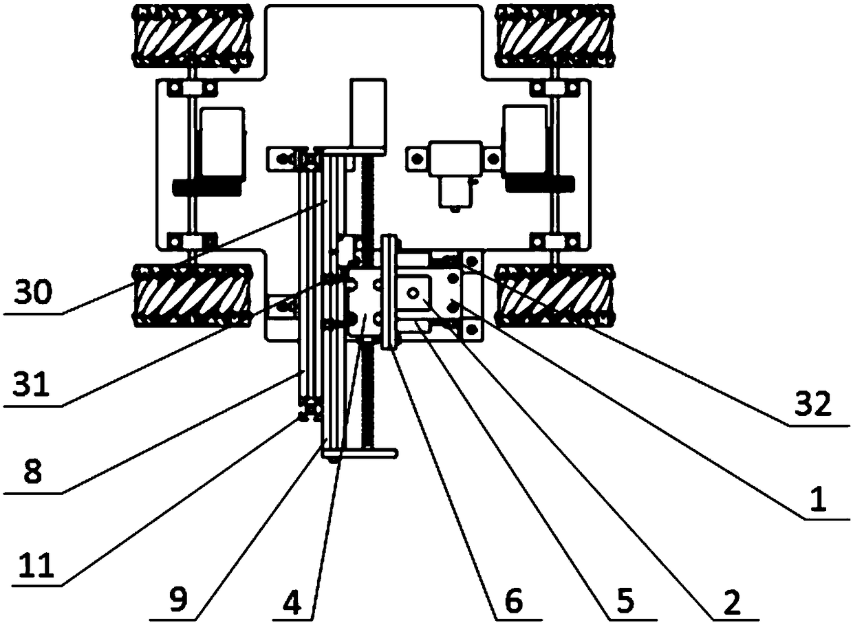 An automatic floor tile laying trolley