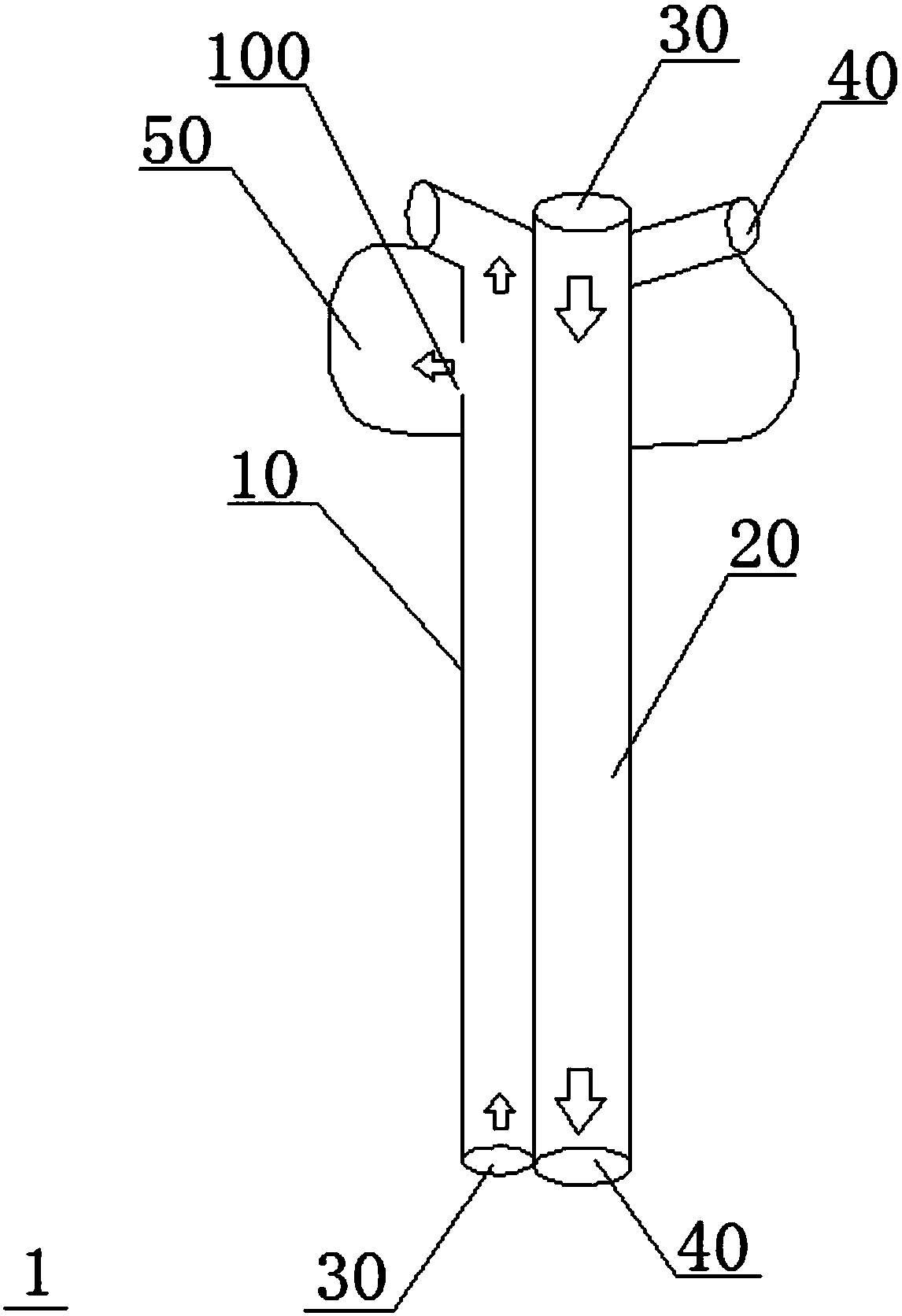 Paranasal sinus lavage device and nasal surgery equipment