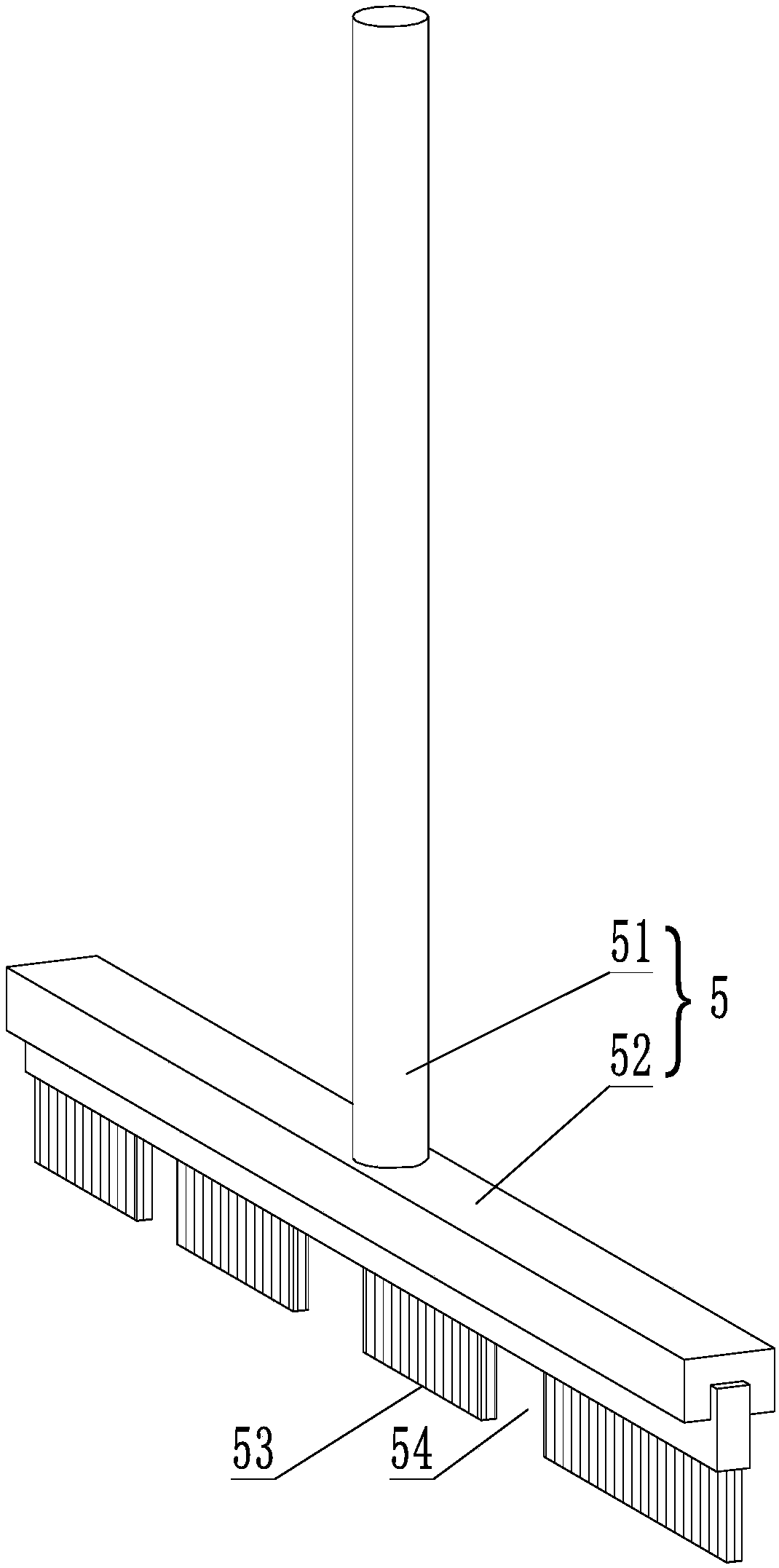 Stirring type sieving screen