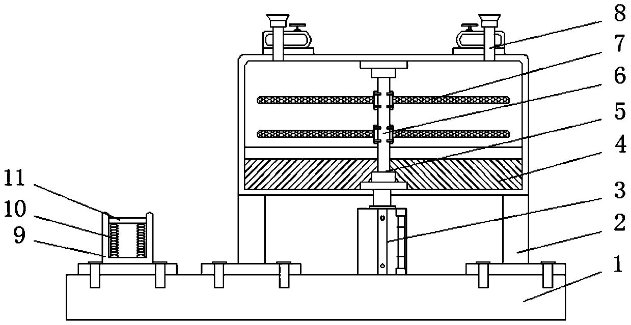 A bearing manufacturing device for forging machinery