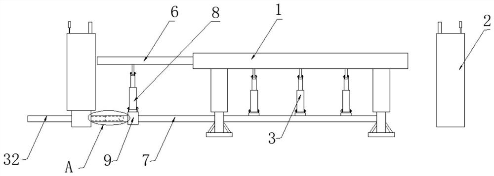 Cutting device for production of heat insulation strips