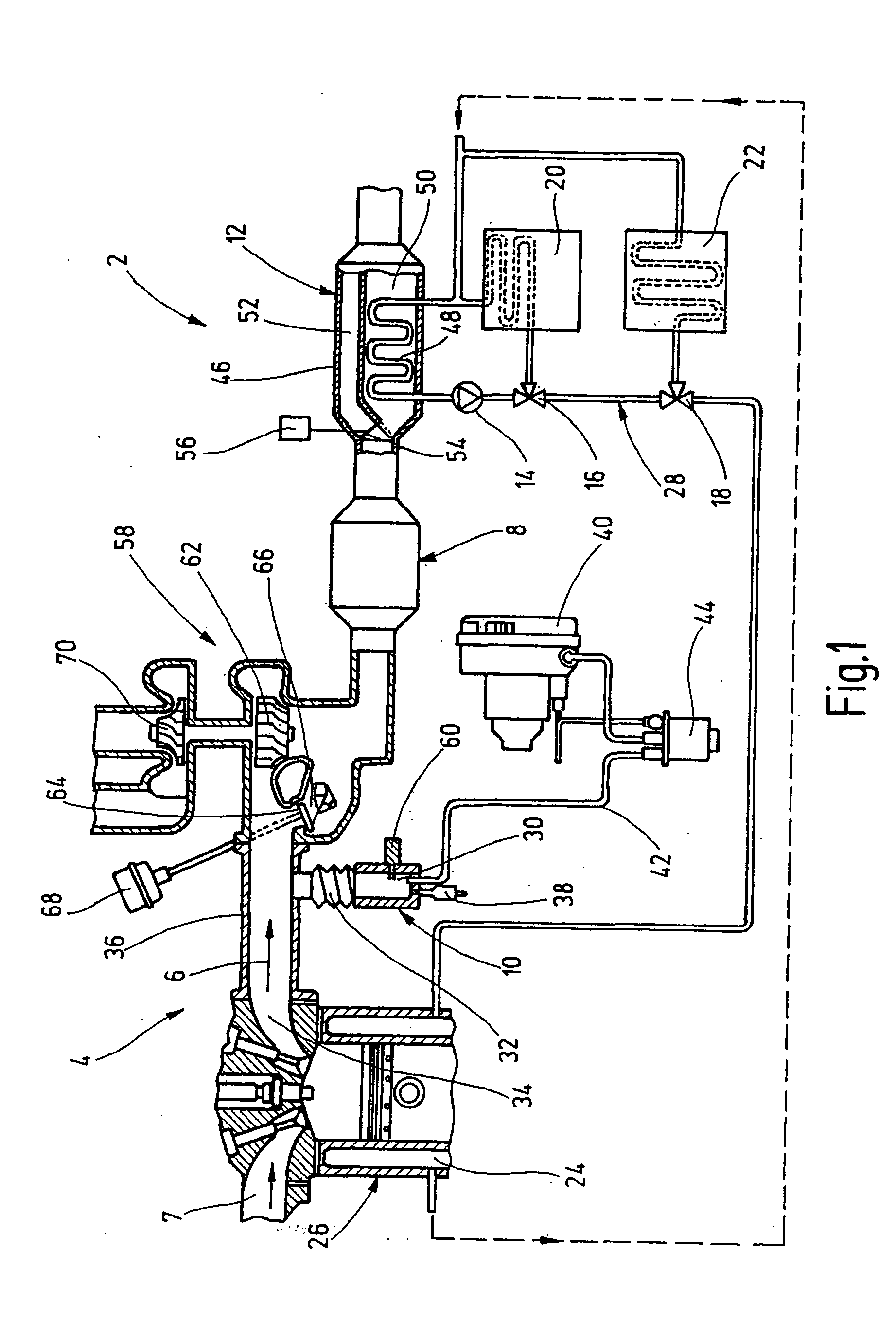 Heating and/or cooling system for a motor vehicle