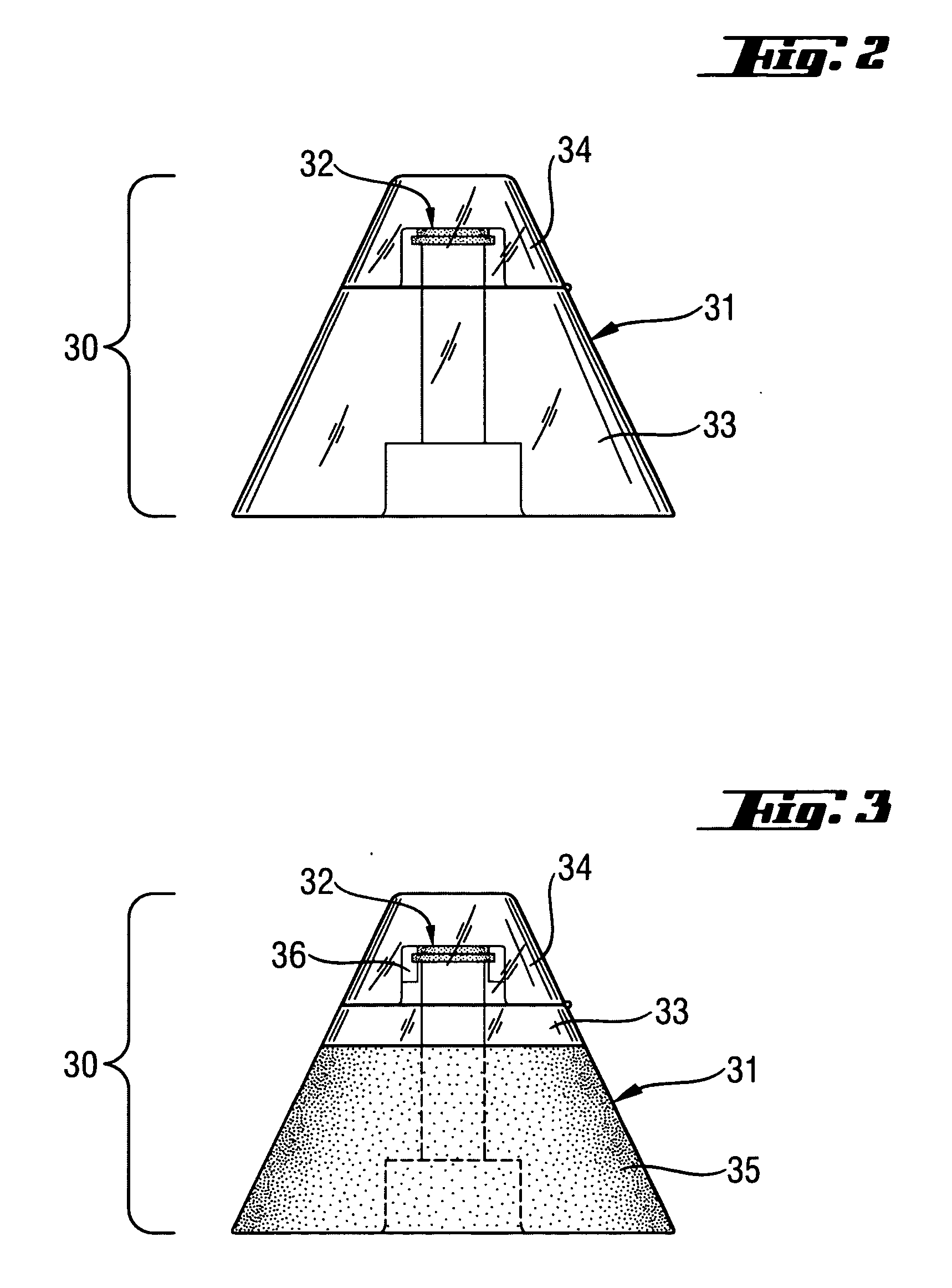 Top-up container assembly comprising a dispensing cap, and a dishwashing product comprising the container assembly