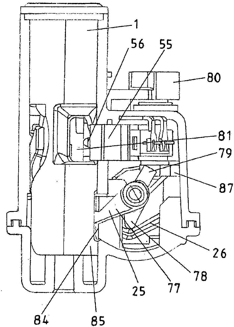 Fuel tank cap lock with a reduced number of components