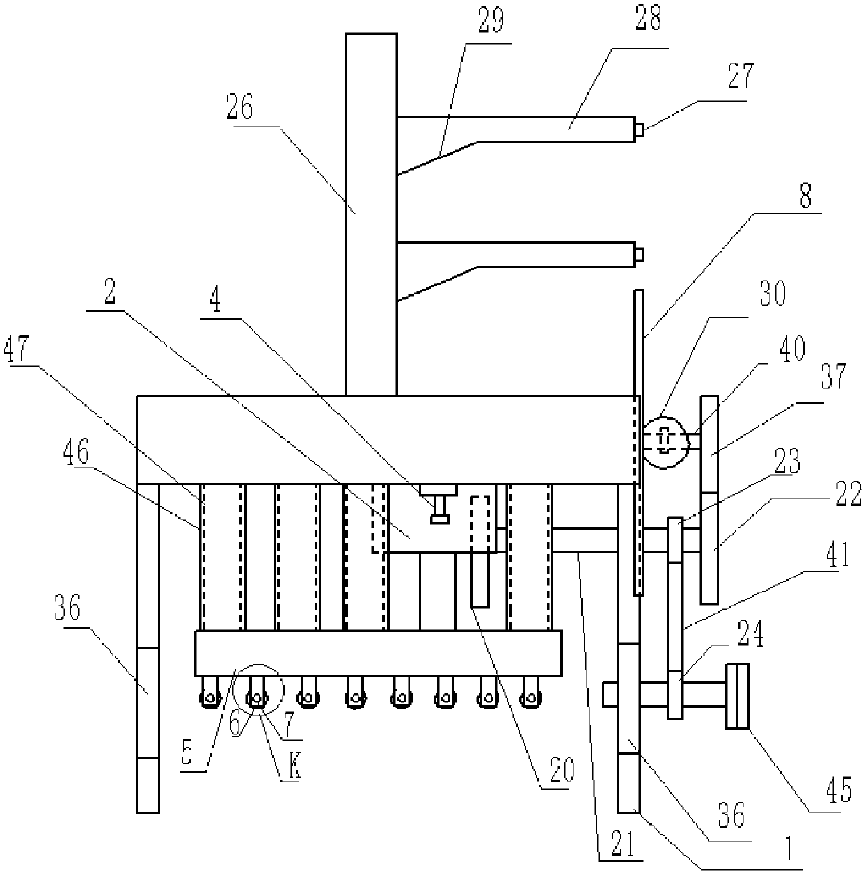 Shelf for automobile part transferring