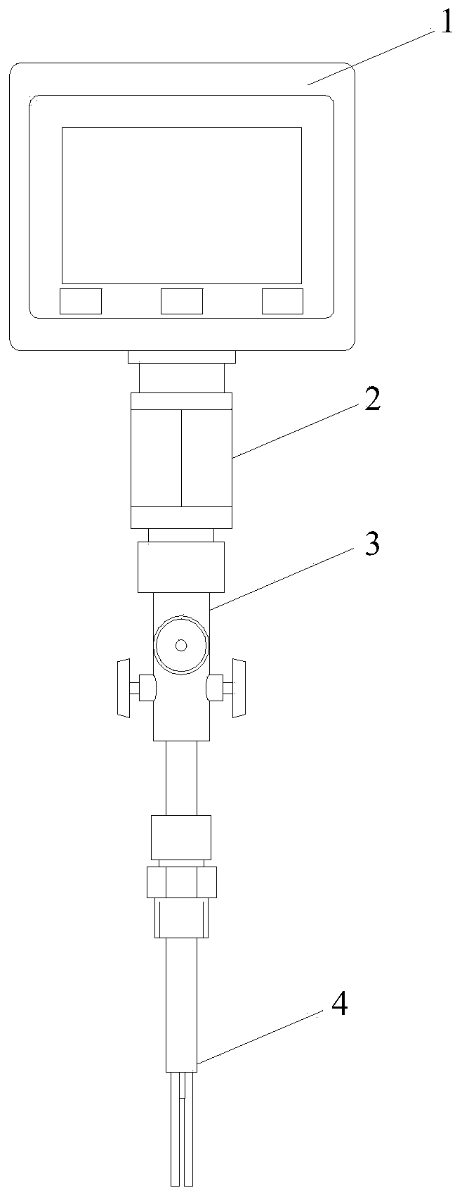 Split type combined parameter instrument