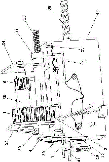 Working feed fast backward refitting mechanism suitable for common vehicles