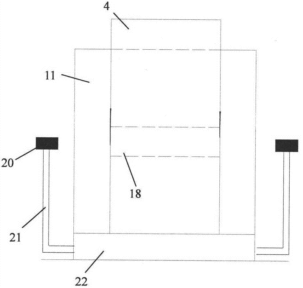 Two-dimensional visualized test device of work mechanism of anchoring system