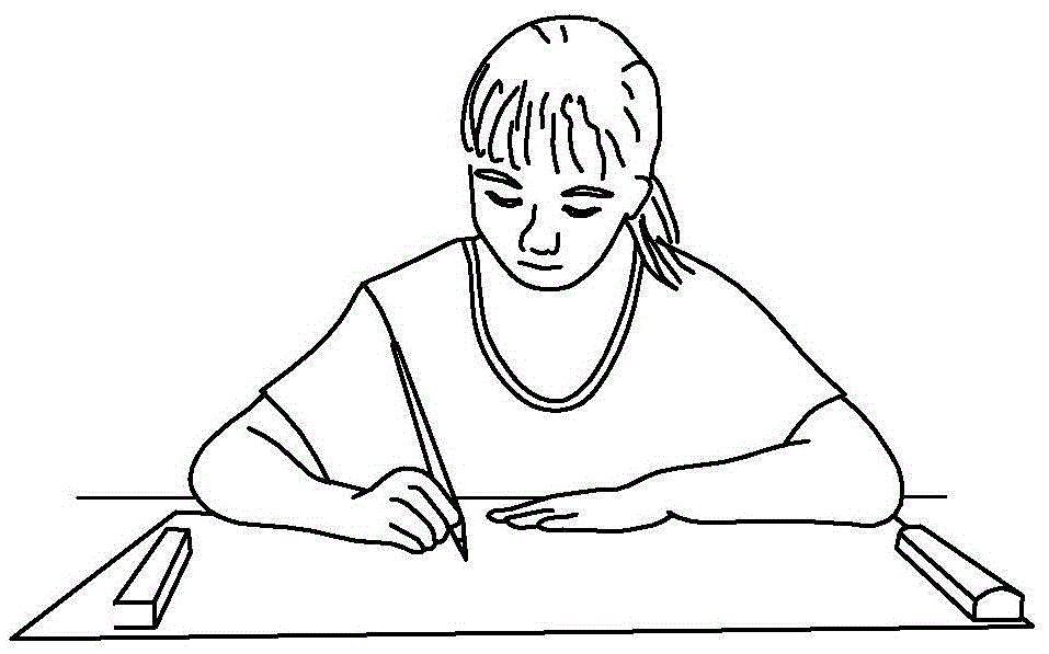 Step-by-step facsimileing writing-skill training method based on writing brush and hard pen