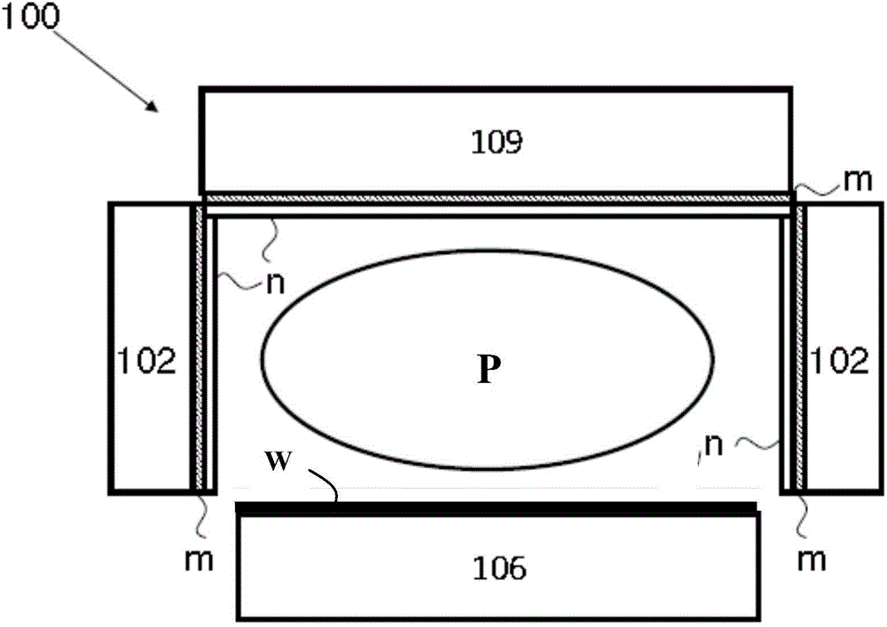 Self-cleaning vacuum treatment chamber