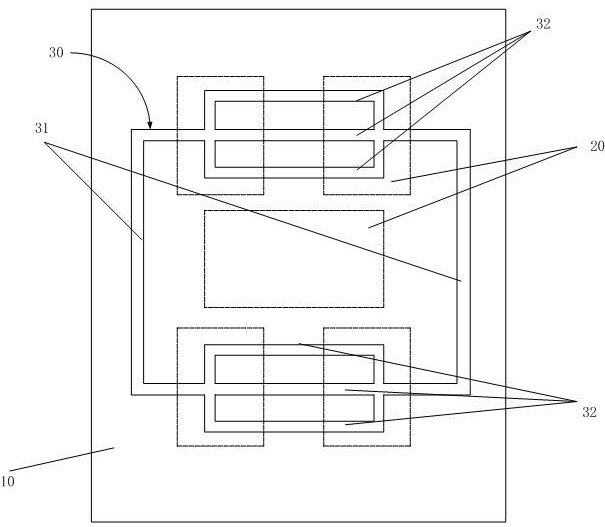 Base plate and packaging structure