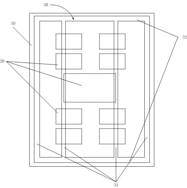 Base plate and packaging structure