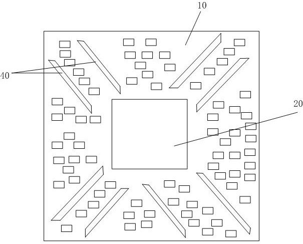 Base plate and packaging structure