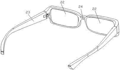 Visibility enhancing method for night driving and portable glasses-type device