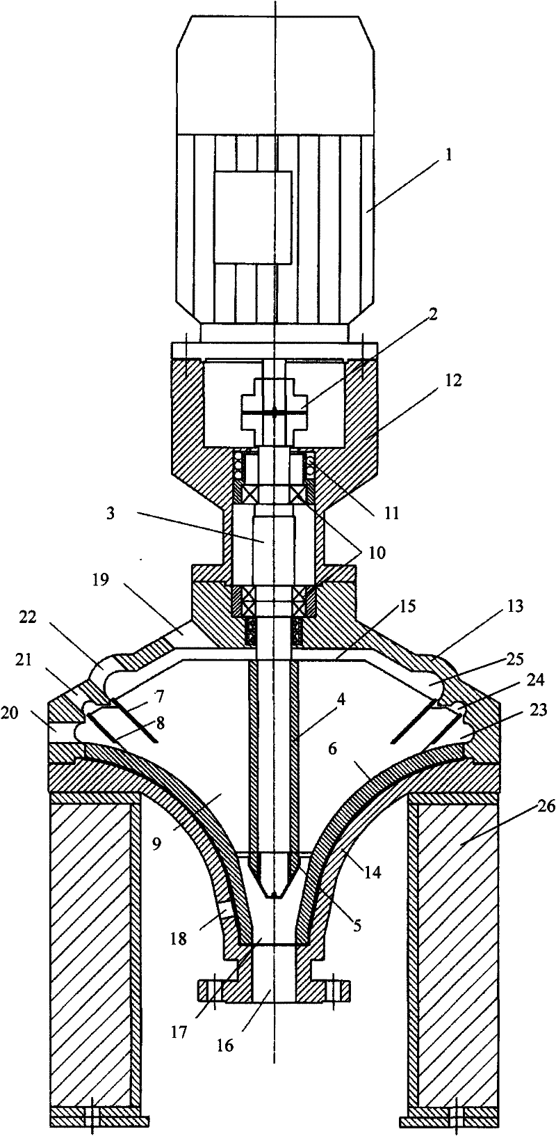 Continuous disk centrifugal ore separator