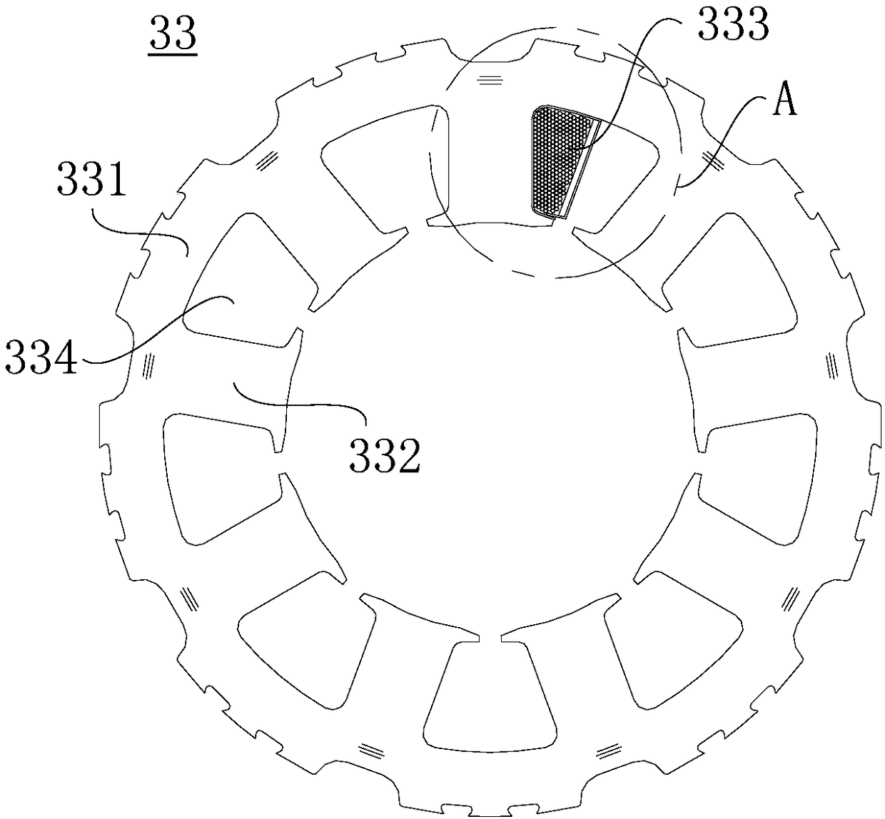 Compressor stator, compressor and manufacturing method thereof