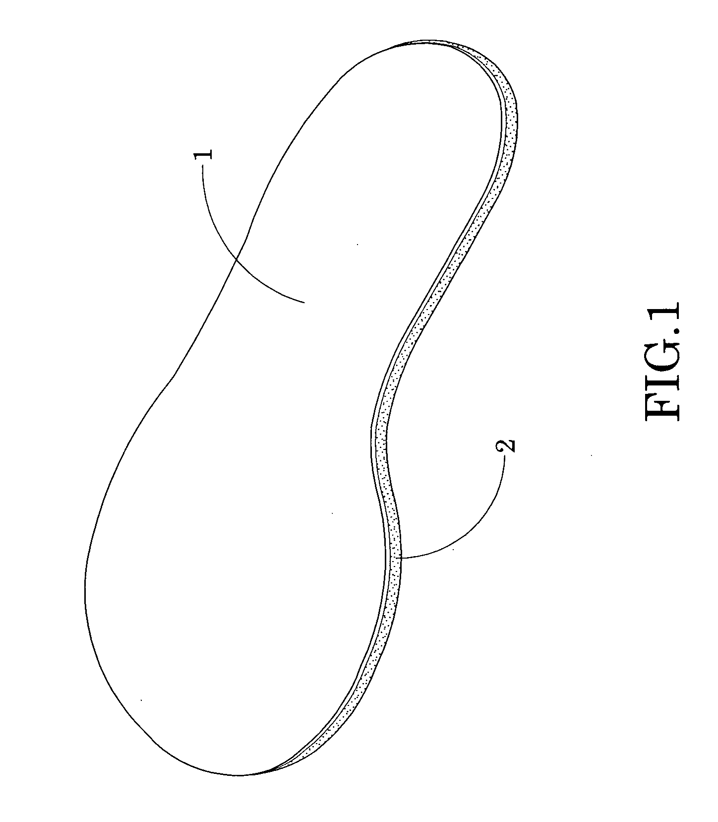 Non-peelabel insole and manufacturing method