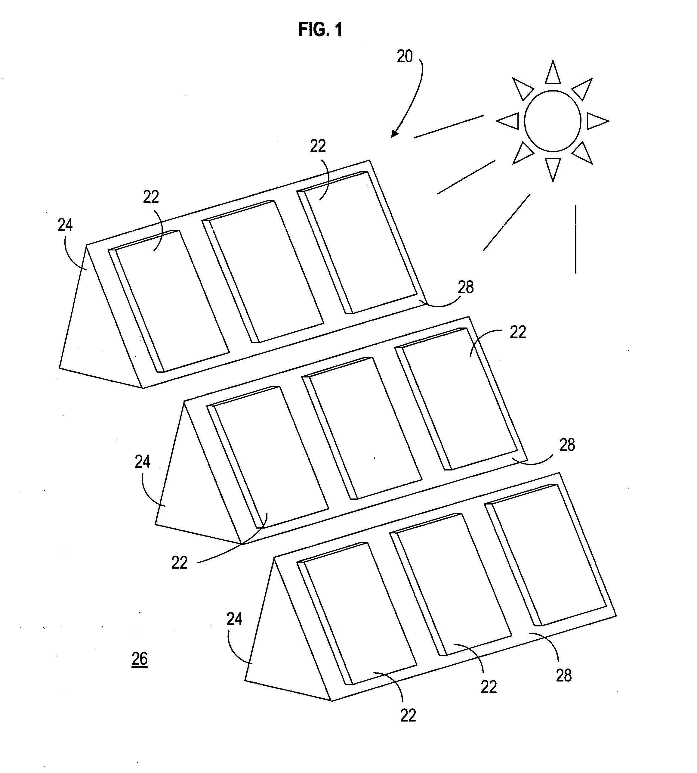 Method of supporting a solar energy collection unit