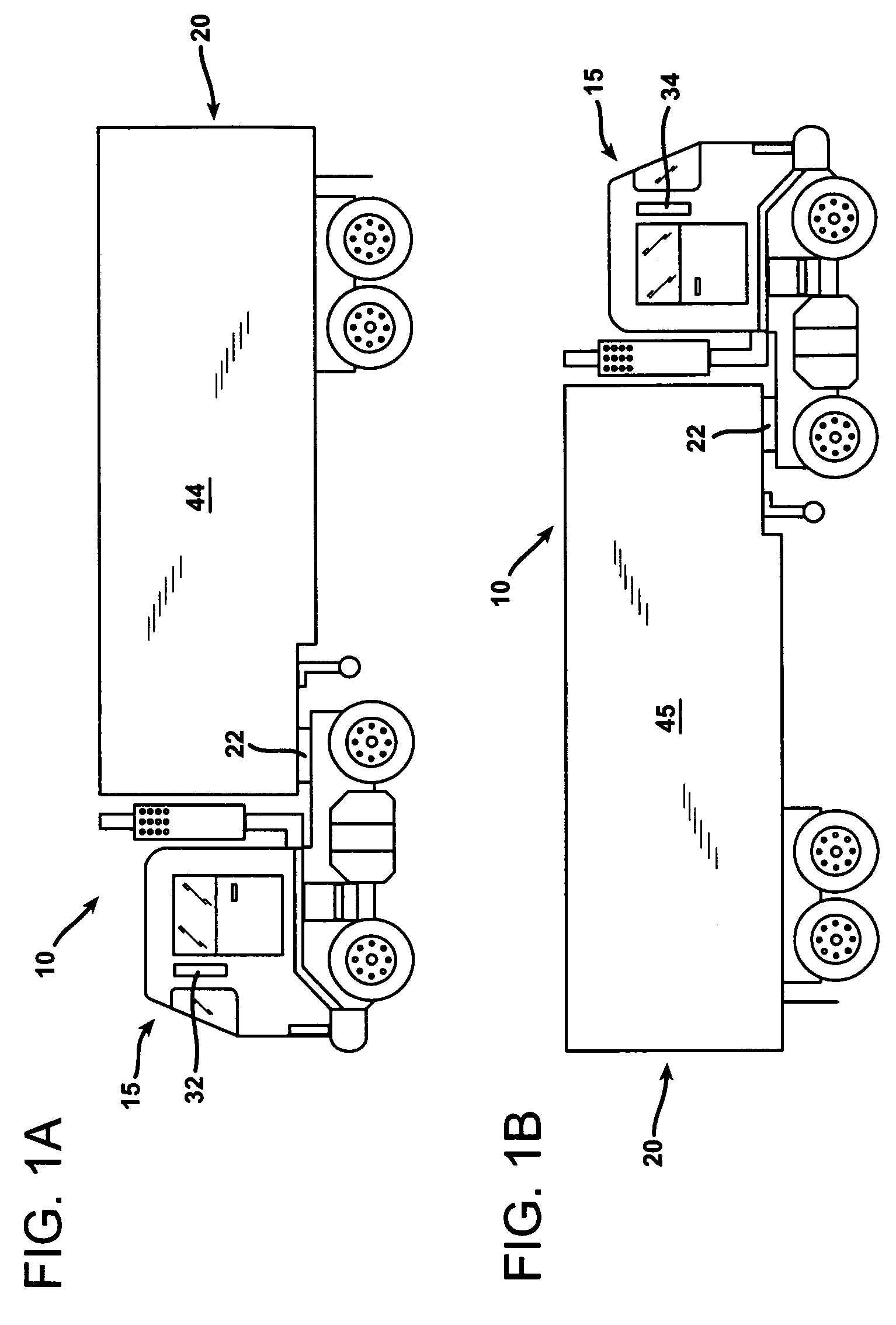 Vehicle safety system having methods and apparatus configurable for various vehicle geometries