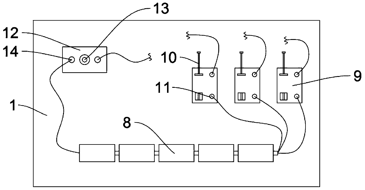 Experimental device for exploring factors influencing magnitude of electromagnetic force