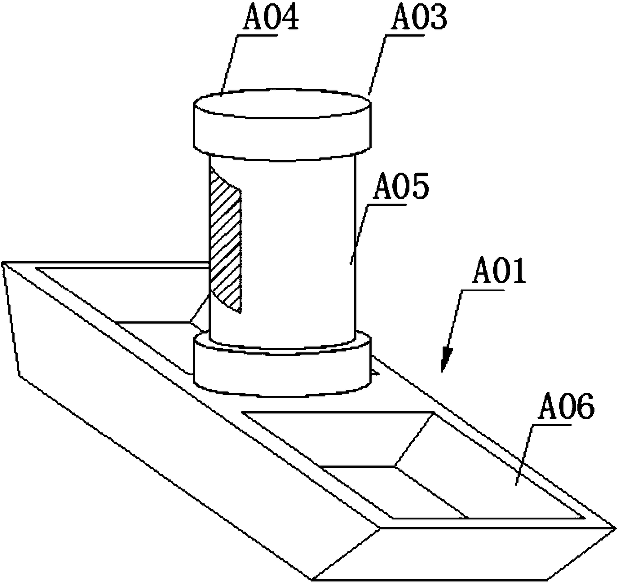 Clearing device for sewage generated by printing and using method thereof