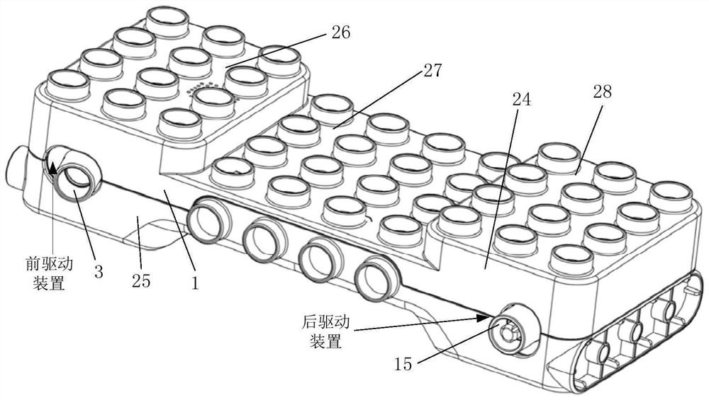 Toys with steering and cushioning devices on the chassis