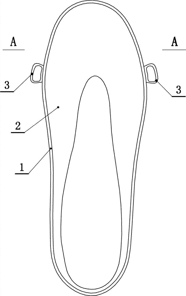 Wedge-shaped bottom-assisted dual-purpose recovery shoe