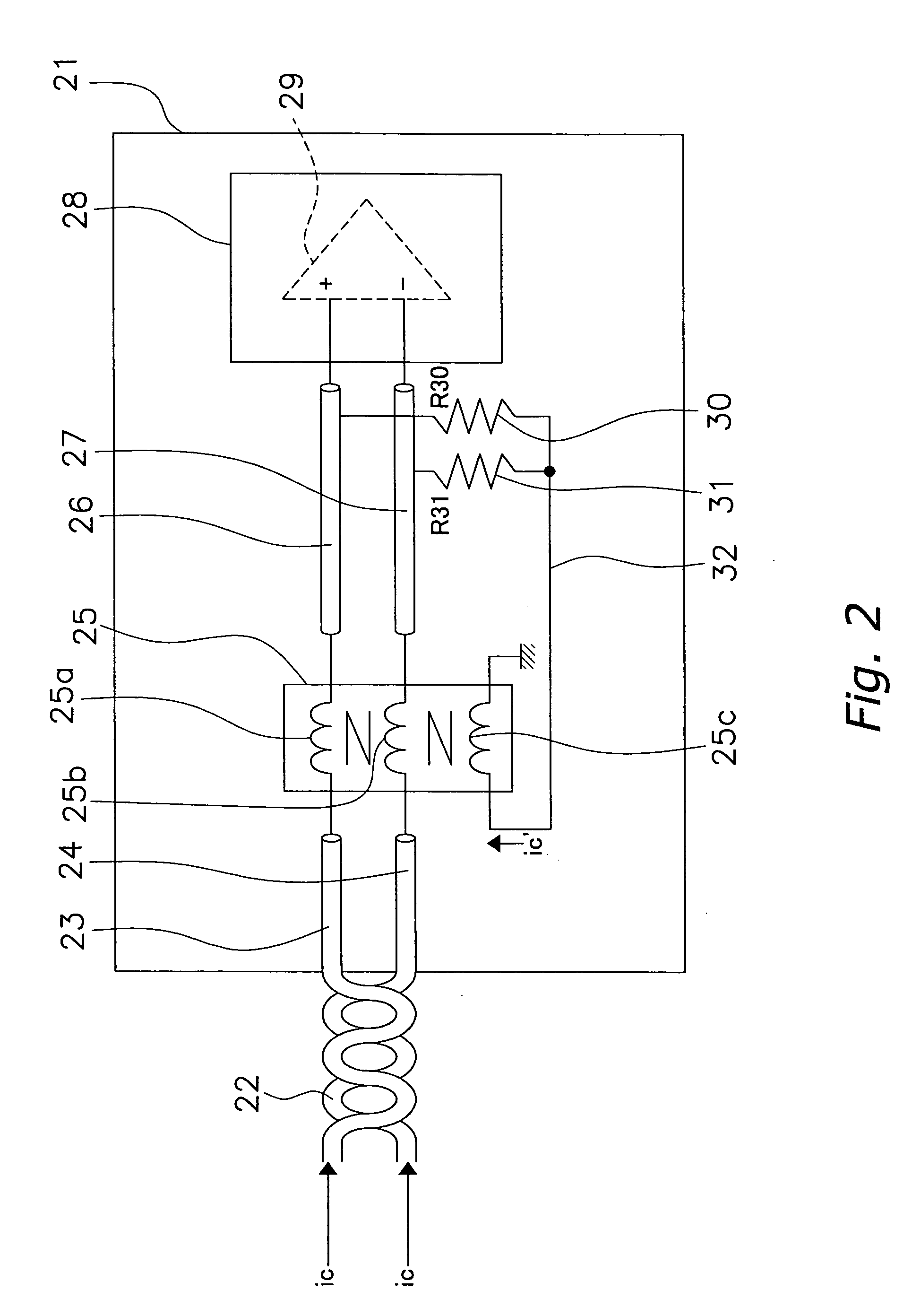 Differential transmission circuit and common mode choke coil