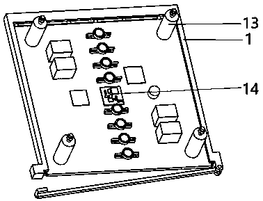 High-voltage support working state signal sending device