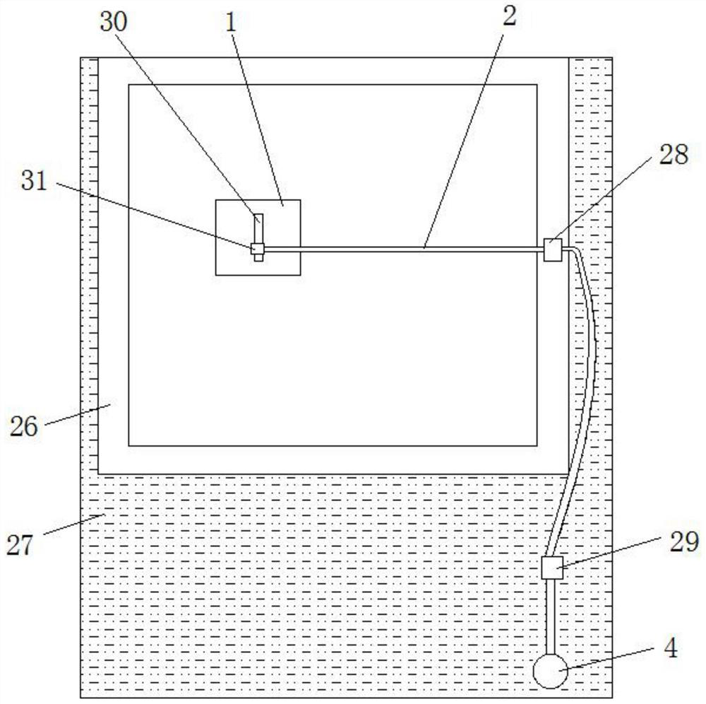 Window cleaning machine with safety protection structure